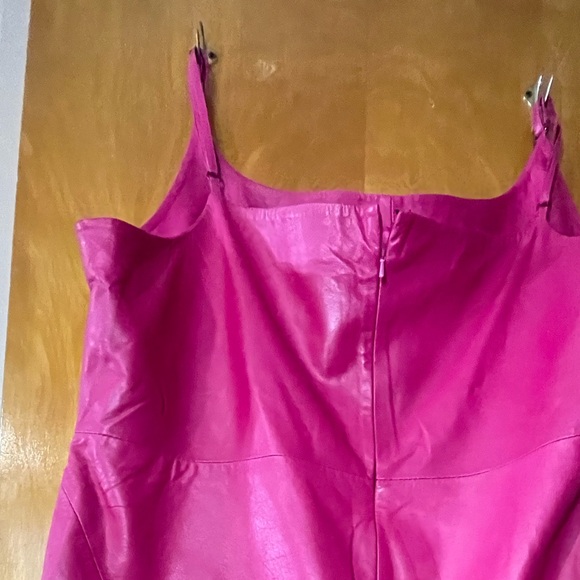 Nasty gal 💯 leather pinafore mini dress - XXL - Picture 5 of 8